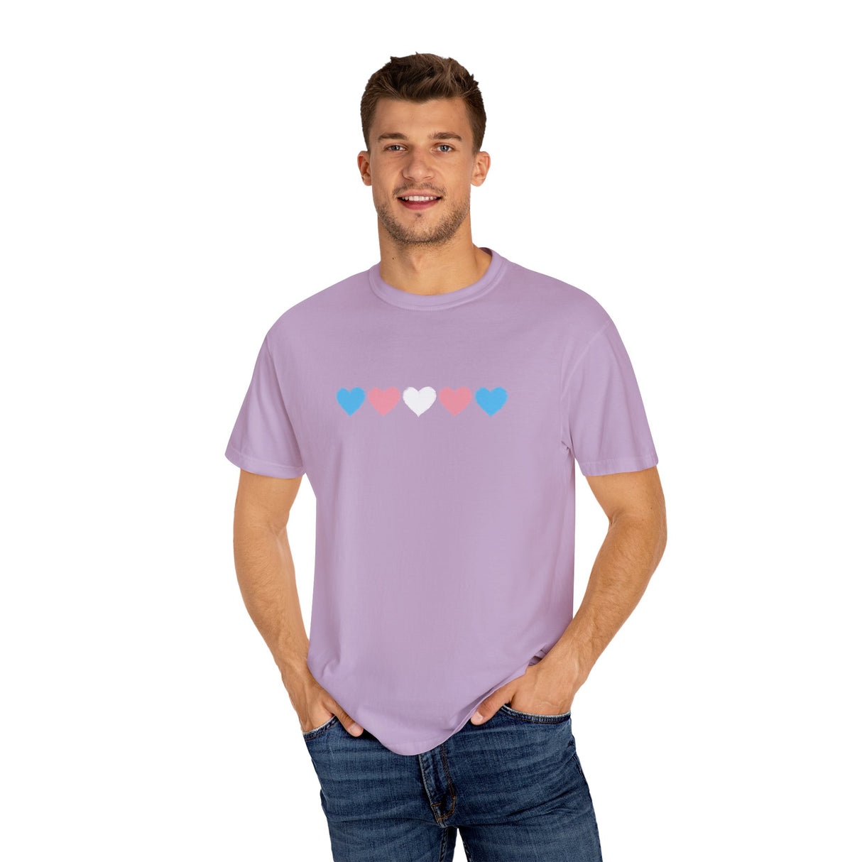 Trans Pride Heavyweight Tee – Soft Structure, Bold Heart