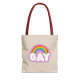 Gay Rainbow Cloud Tote – Cute, Bold, and Built to Carry It All