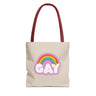 Gay Rainbow Cloud Tote – Cute, Bold, and Built to Carry It All