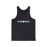 Trans Rainbow Brushstrokes Lightweight Tank – Easy Fit, Quiet Power