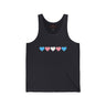 Trans Rainbow Brushstrokes Lightweight Tank – Easy Fit, Quiet Power
