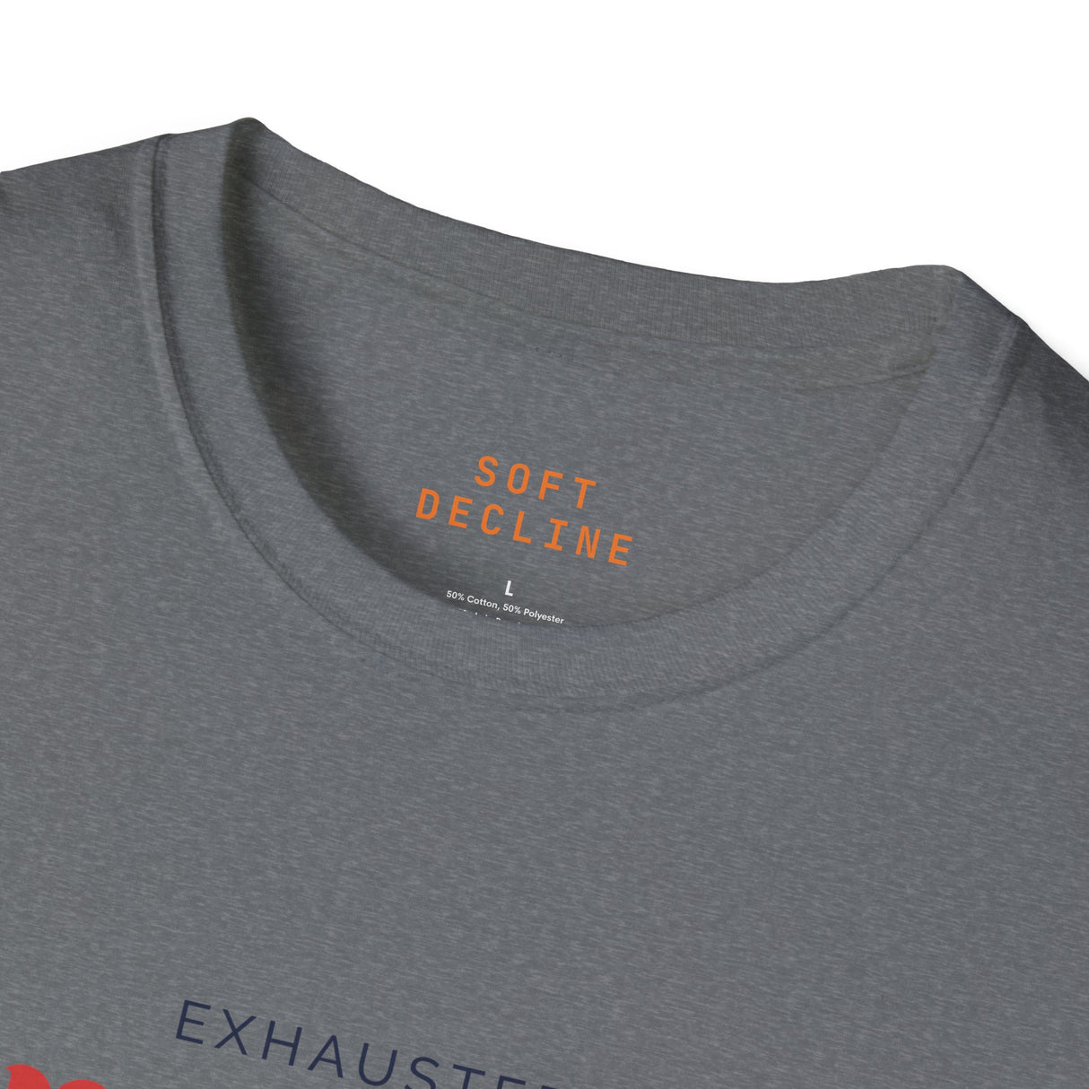 Exhausted American Unisex Softstyle T-Shirt - Casual Comfort Tee for Everyday Wear