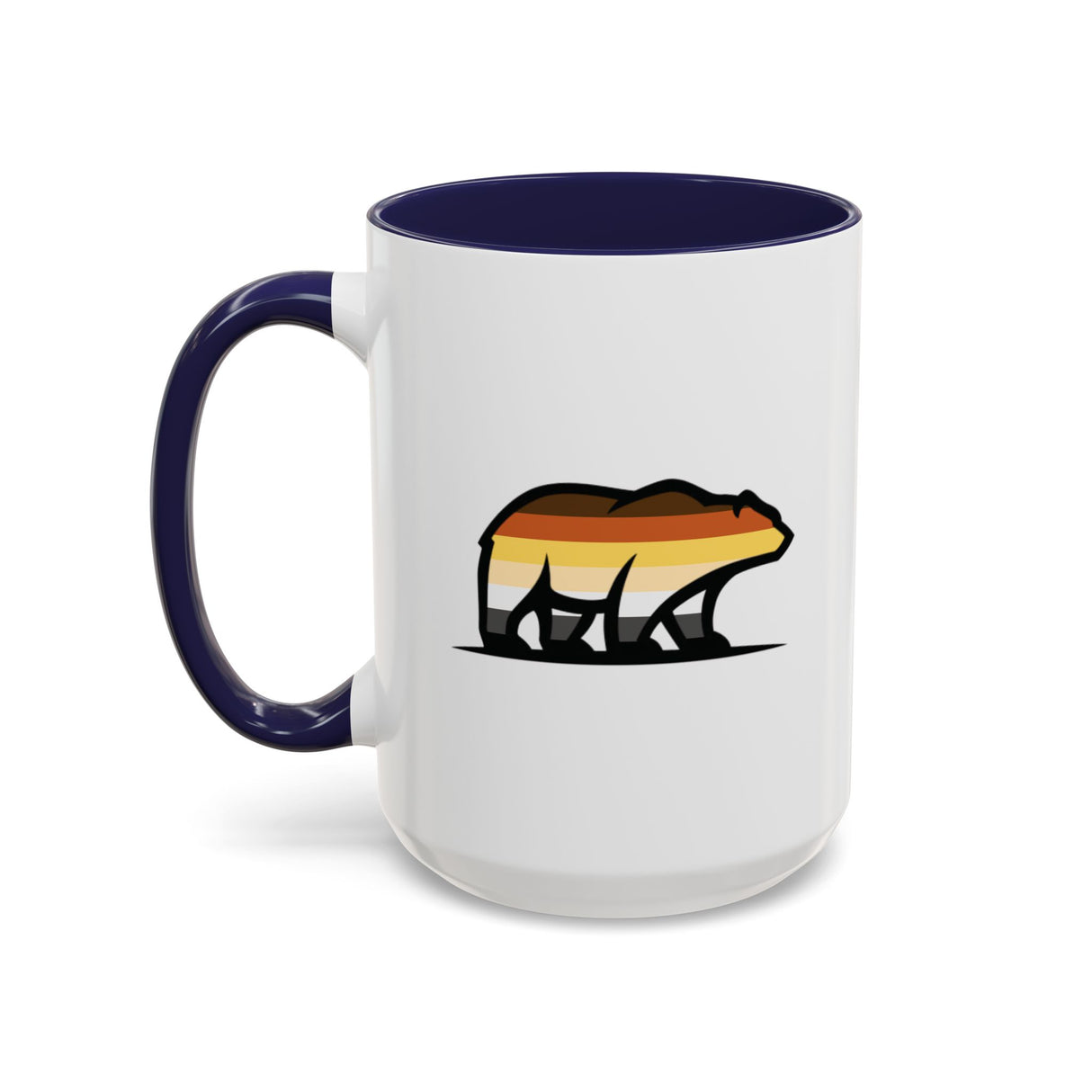 Big Bear Icon Accent Coffee Mug - 11oz & 15oz Options