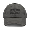 Stonewall Was a Riot Distressed Dad Hat – Statement Made, Side Stitched
