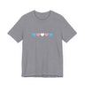 Trans Rainbow Brushstrokes Lightweight Tee – Soft Feel, Strong Message