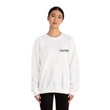 Faster Embroidered Sweatshirt – Soft, Bold, and Slightly Unhinged