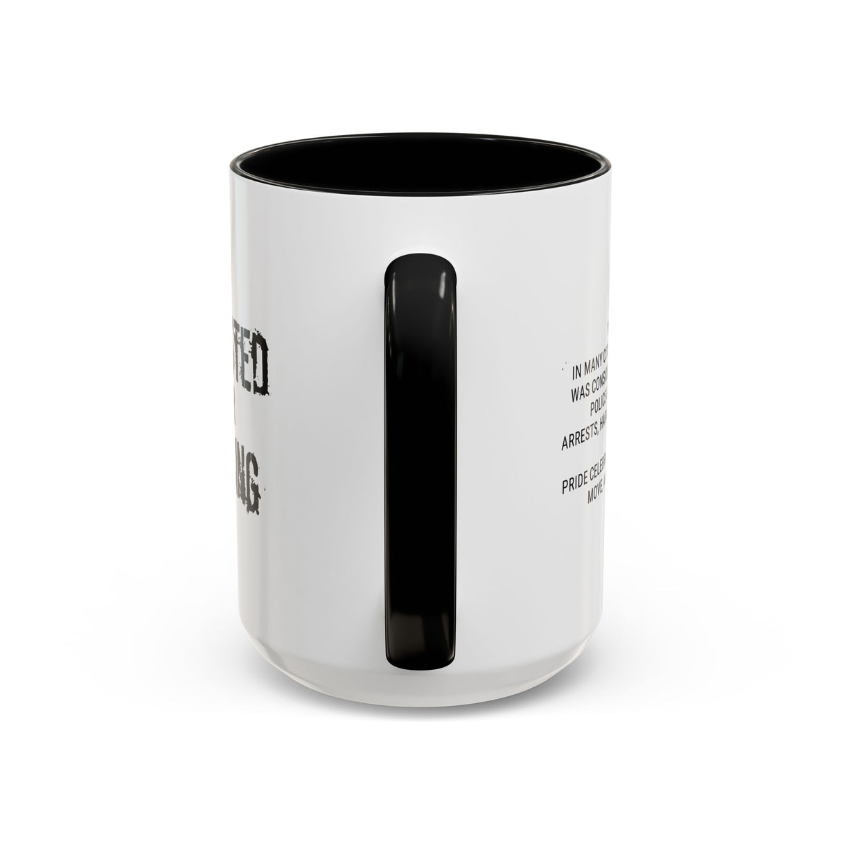 Arrested for Dancing Accent Mug – Stirred, Not Silent