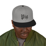 Pig Embroidered Snapback Hat