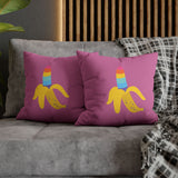 Banana Rainbow Pillow Cover