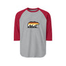 Big Bear Icon Raglan Shirt - Cozy Three-Quarter Sleeve Tee